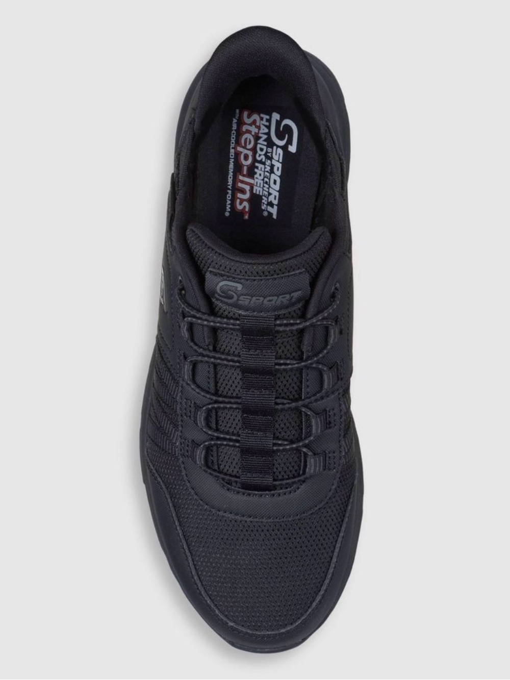 S Sport By Skechers Men's Sandler Hands Free Step Ins Sneakers - Black 13 - Picture 3 of 7
